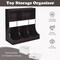 Freestanding Combo Cubby Bin Storage Organizer Unit W/3 Baskets-White